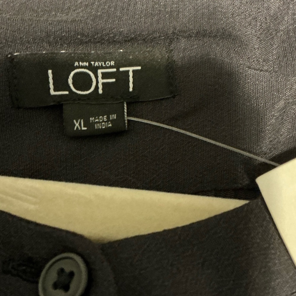 NWT Loft black jumpsuit short size XL - Picture 4 of 10